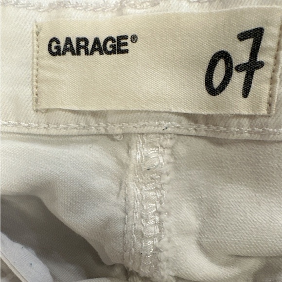 Garage Jeans Junior Sz‎ 7 White Skinny High Rise Excellent Inseam 28 - Picture 3 of 4